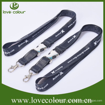 Custom Leder Lanyard mit Metall Haken